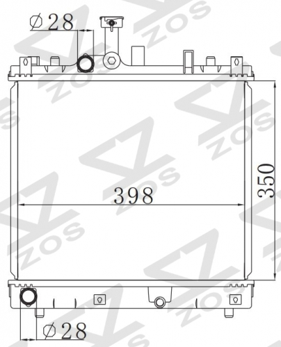 SUZUKI KARIMUN ESTILLO MT radiator