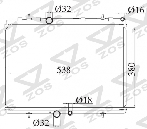 PEUGEOT 307 2.0HDI 110 KN 2002-2005 MT radiator