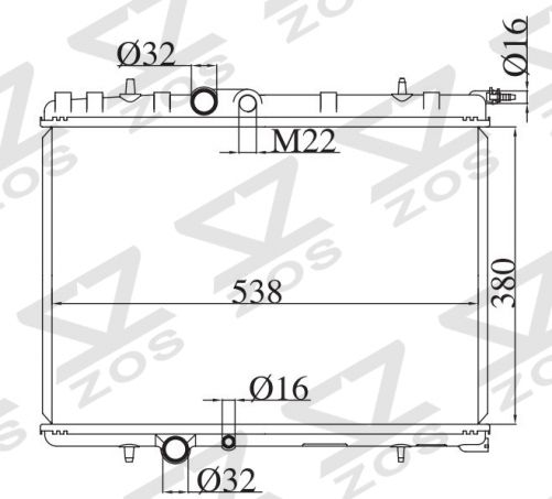 PEUGEOT 标致206 1.4i MT radiator