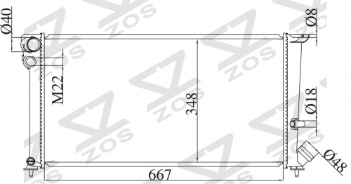 PEUGEOT BERLINGO 96- 1996- MT radiator
