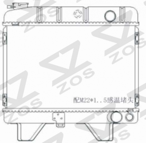 PEUGEOT 504(68-)1.8/2.0GXM7 MT radiator
