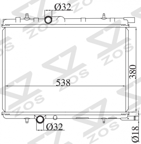 PEUGEOT 标致307 MT radiator