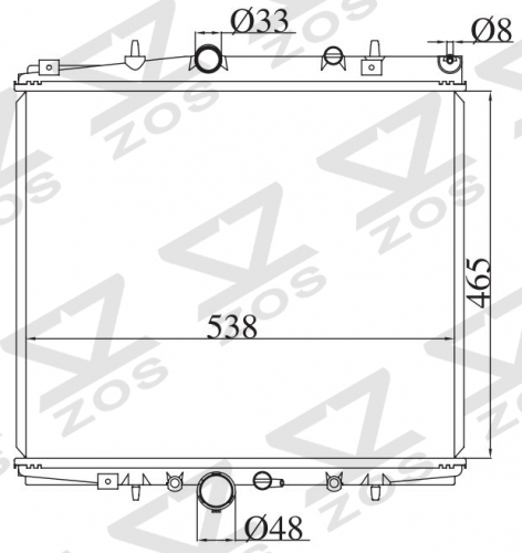PEUGEOT 807 2.0I’00-03 2000-2003 MT radiator