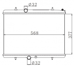 PEUGEOT 408 1.6T MT MT radiator