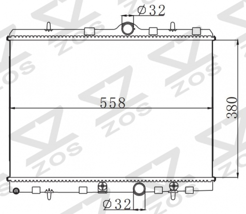 PEUGEOT 207/301 MT radiator