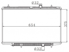 PEUGEOT CITROEN C-ELYSEE 2015 MT radiator