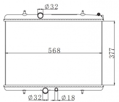 PEUGEOT 408 1.6T AT MT radiator