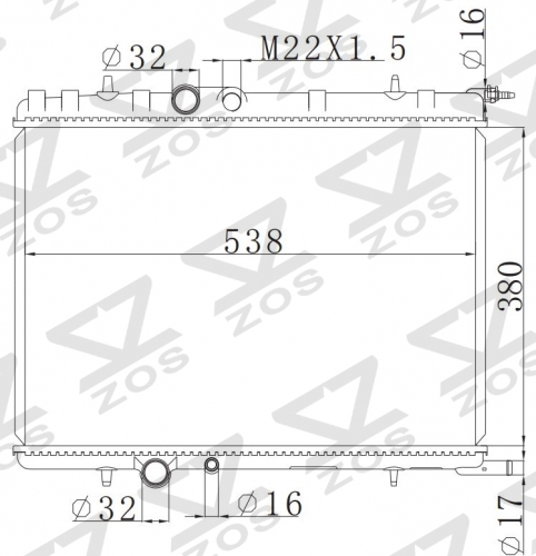 PEUGEOT PARTNER Box (5) MT radiator