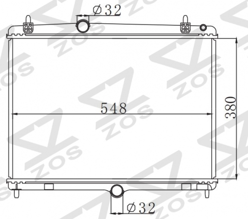 PEUGEOT CITROEN C5 1.6 HDI 2008 MT radiator