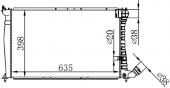 PEUGEOT 605 2.0 TURBO 89- MT radiator