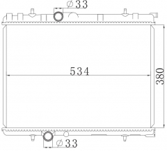 PEUGEOT CITROEN BERLINGO-C4 1.4i 2002- MT radiator