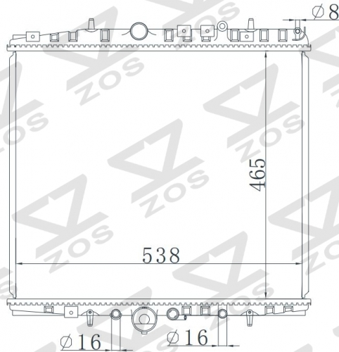 PEUGEOT MT radiator