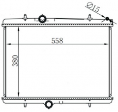 PEUGEOT C4 II (B7) 1.2 14-15 MT radiator
