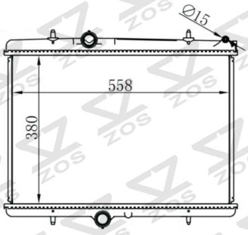 PEUGEOT C4 II (B7) 1.2 14-15 MT radiator
