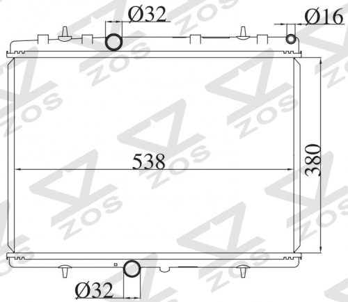 PEUGEOT PARTNER 2.0L 02-04 MT 2002-2004 MT radiator