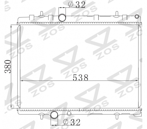 PEUGEOT CITROEN MT radiator