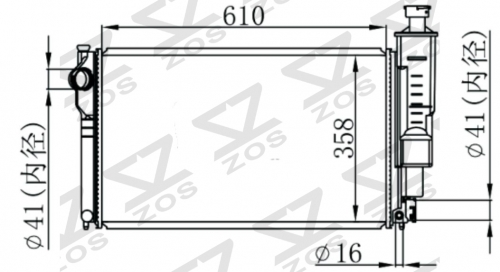 PEUGEOT P05 MT radiator