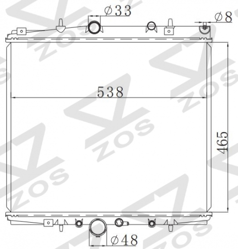 PEUGEOT 807 2.0I’00-03 MT radiator