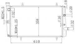 PEUGEOT 309 1986 1986 MT radiator