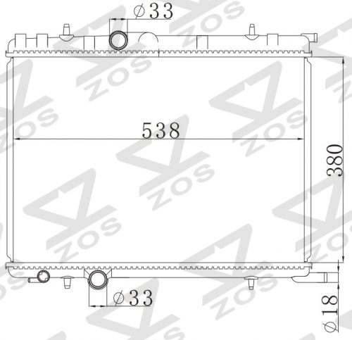 PEUGEOT 307 SW (3H) 1.4 16V 02- MT radiator
