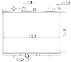 PEUGEOT CITROEN C2 (JM)(02-)1.6 HDI DV6ATED4 (D)2002- MT radiator