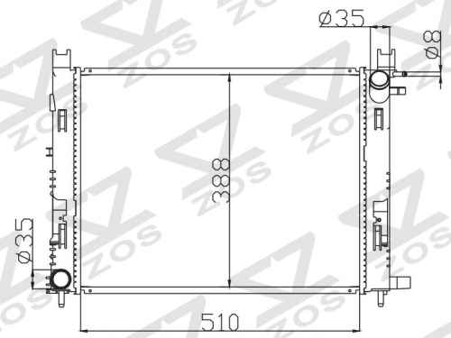 RENAULT SYMBOL 2013- MT radiator
