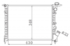 RENAULT R19 1.4i' 1988- MT radiator