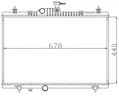 RENAULT KOLEOS 2010- MT radiator