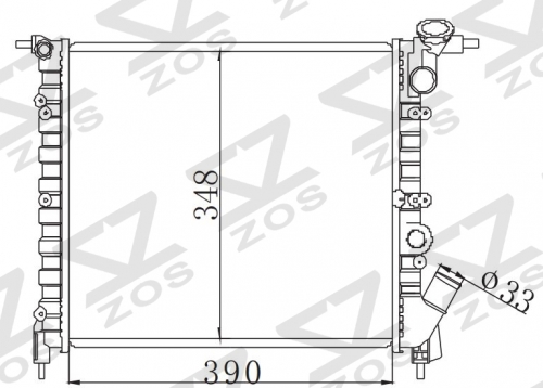 RENAULT R19 1.2i’88 1988 MT radiator
