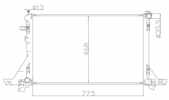 RENAULT MASTER I I I 2.3 10- MT 2010- MT radiator