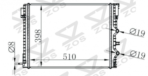 RENAULT TWINGO III 0.9 TCE 14- MT radiator