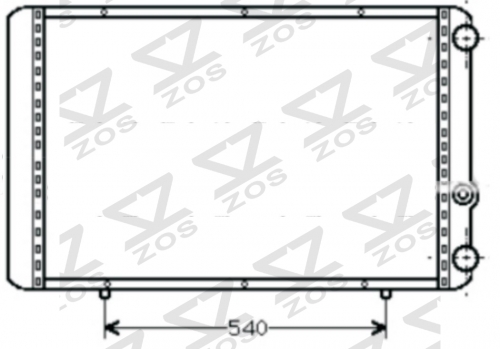 RENAULT Trafic T1000 MT radiator
