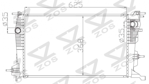 RENAULT FLUENCE 1.5DCI 2008- MT radiator