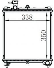 RENAULT MT radiator