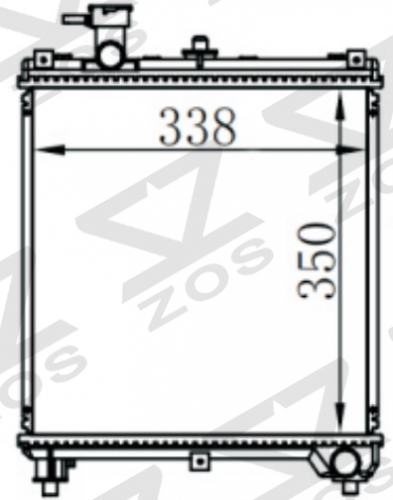 RENAULT MT radiator