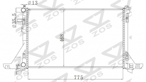 RENAULT MASTER 111 2.3 CDTI 2010- MT radiator