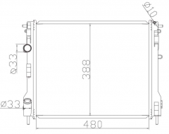 RENAULT KANGOO 1998- MT radiator