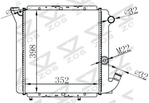 RENAULT MT radiator