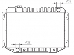 HOLDEN KINGSWOOD HQ-HZ 1971-1980 AT radiator