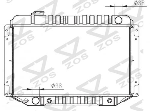 HOLDEN KINGSWOOD HQ-HZ 1971-1980 AT radiator