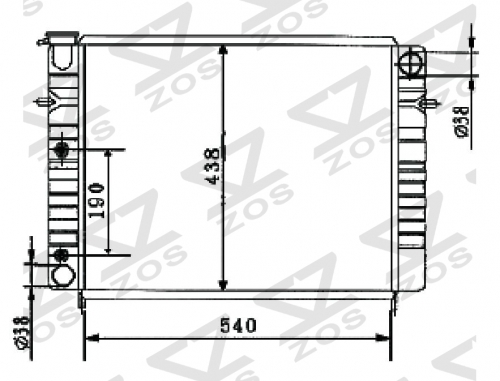 HOLDEN COMMODORE VN V8 1988-1993 AT radiator