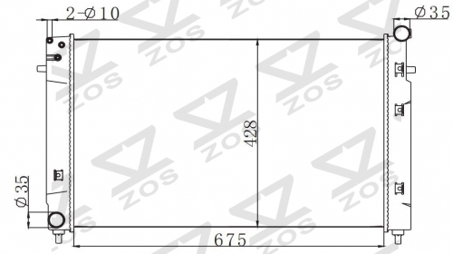 HOLDEN COMMODORE VX V8 2000-2002 MT radiator