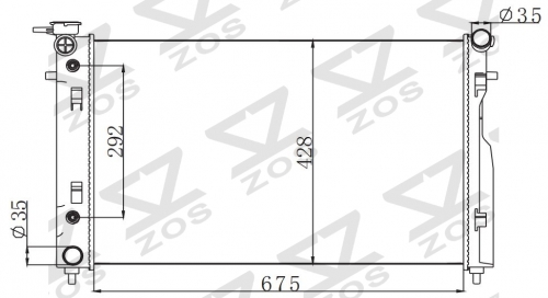 HOLDEN COMMODORE VY V6 VY 2002-2004 AT radiator