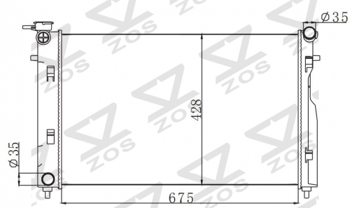 HOLDEN COMMODORE VY V6 2002-2004 MT radiator