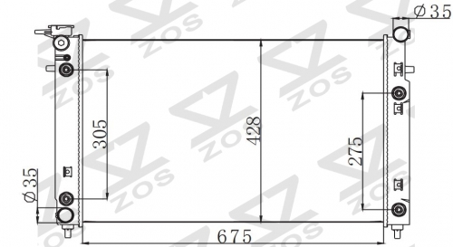 HOLDEN COMMODORE VT V8 5.0 1997-2000 AT radiator
