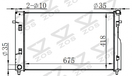 HOLDEN PONTIAC GTO BASE V8 5.7L 04- radiator