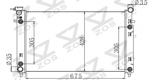 HOLDEN COMMODORE VT V8 5.0 1997-2000 AT radiator