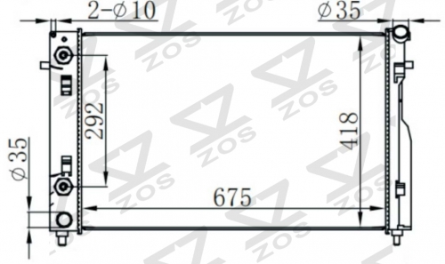 HOLDEN PONTIAC GTO BASE V8 5.7L 04- AT radiator