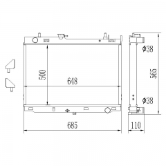 ISUZU D-MAX DMAX 2012- RADIATOR