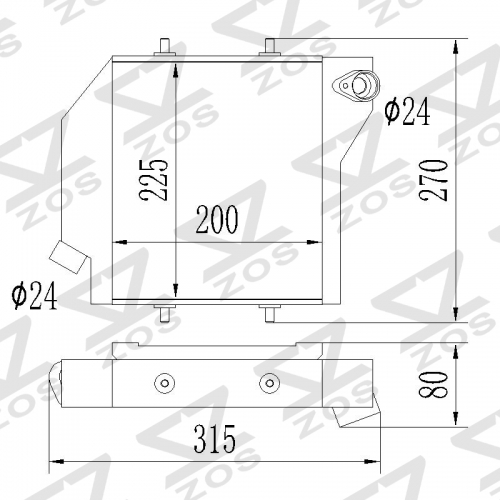 Oil Cooler Radiator 2095000600 20180320000 for Mercedes Benz W204 W212 C63AMG E63AMG 2005-2014